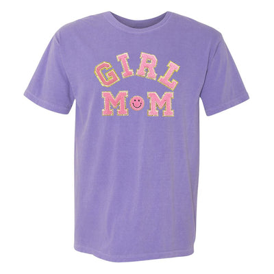 Girl Mom Letter Patch T-Shirt - United Monograms