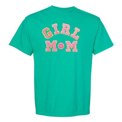 Girl Mom Letter Patch T-Shirt - United Monograms