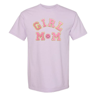 Girl Mom Letter Patch T-Shirt - United Monograms