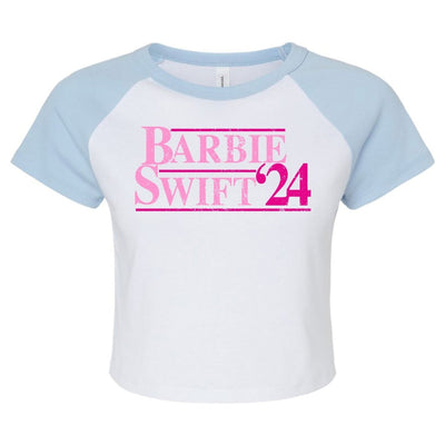 'Girly Campaign '24' Raglan Baby Tee - United Monograms