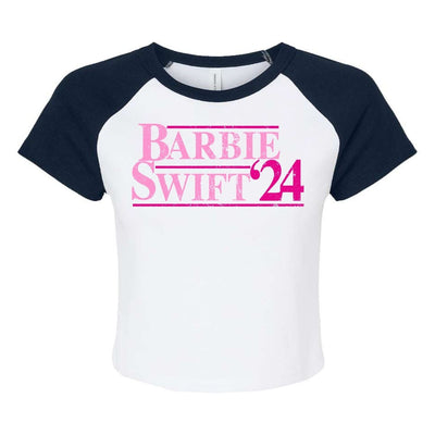 'Girly Campaign '24' Raglan Baby Tee - United Monograms