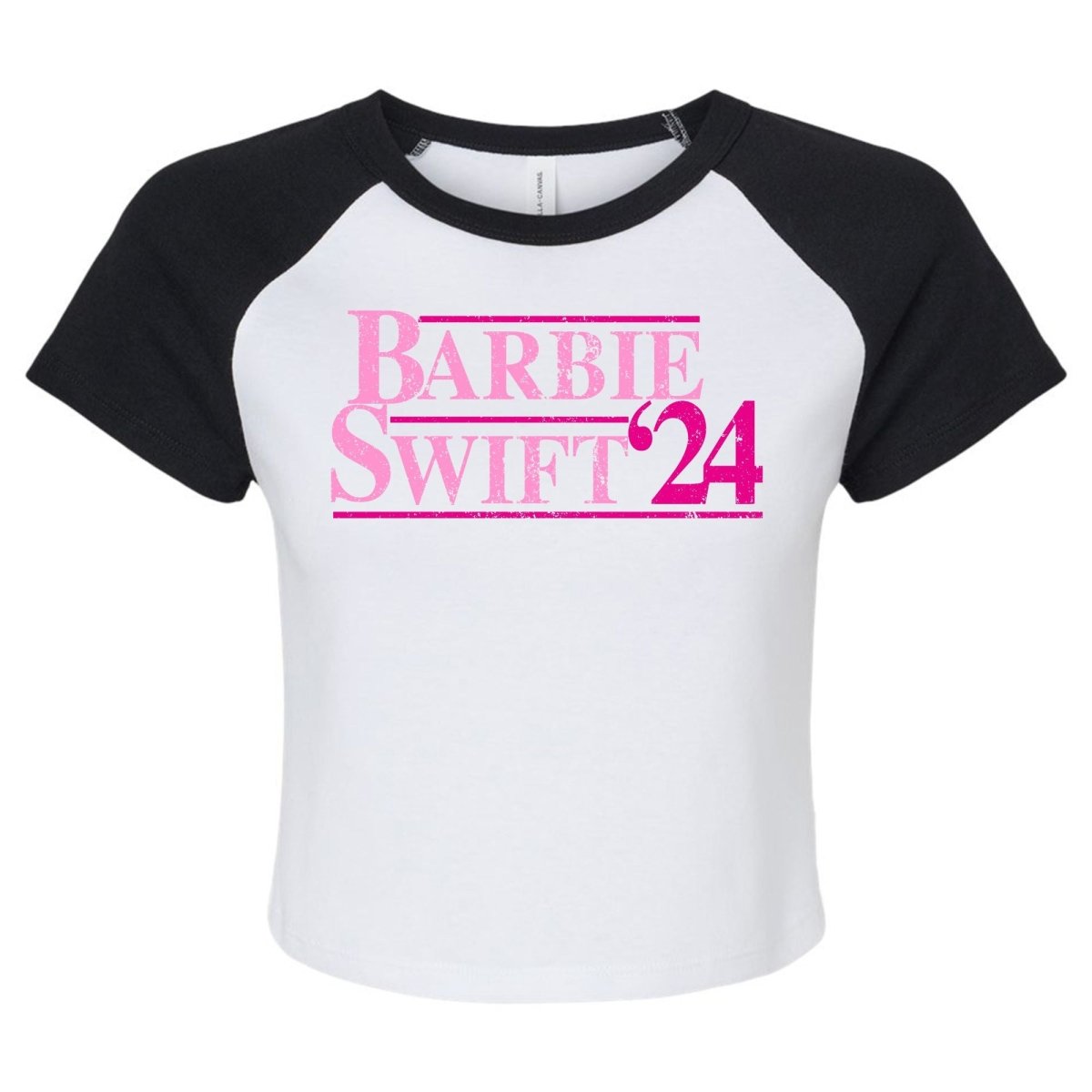 'Girly Campaign '24' Raglan Baby Tee - United Monograms