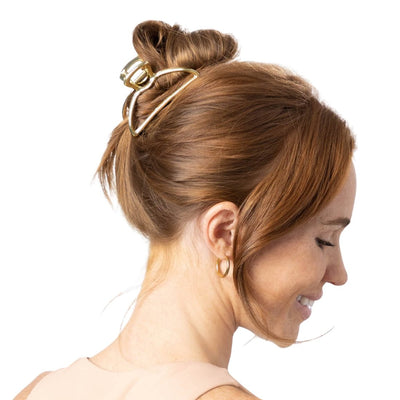 'Golden Girl’ Hair Claw Clip - United Monograms