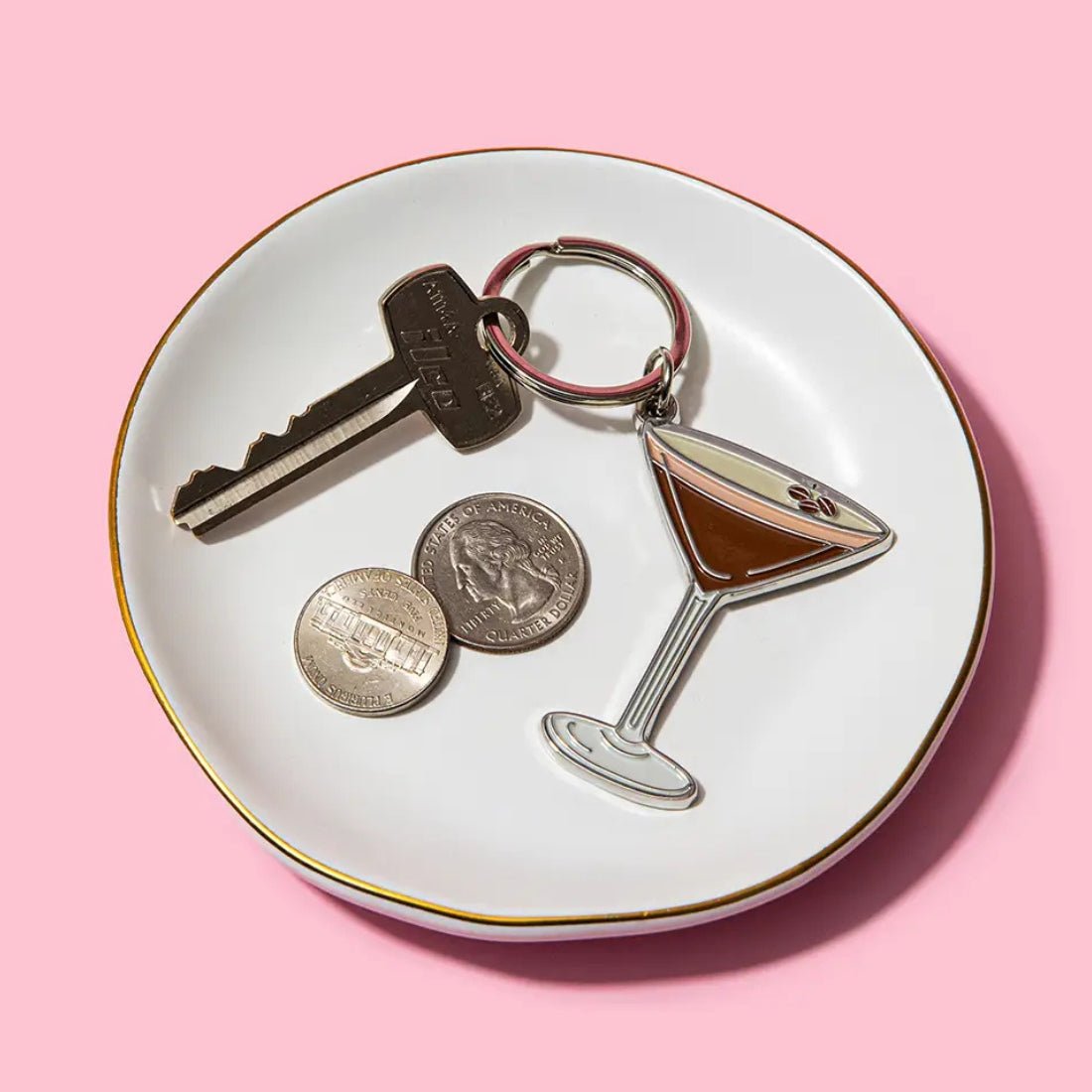 'Guilty Pleasures Club' Keychain Charm - United Monograms
