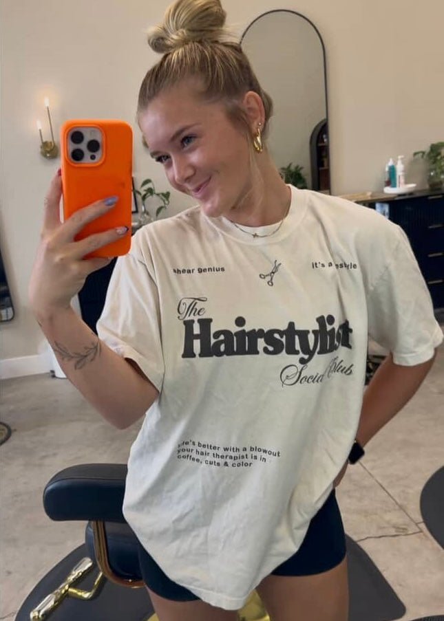 'Hairstylist Social Club' T-Shirt - United Monograms