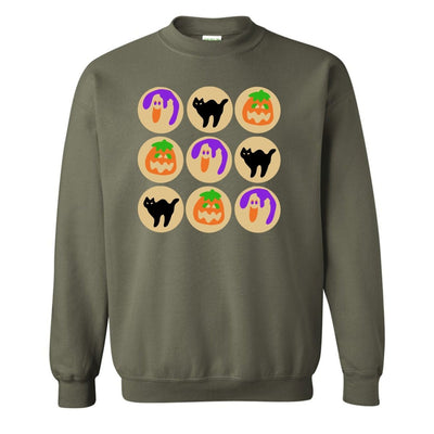 'Halloween Cookies' Crewneck Sweatshirt - United Monograms