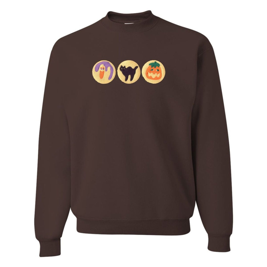 Halloween Cookies' Embroidered Crewneck Sweatshirt – United