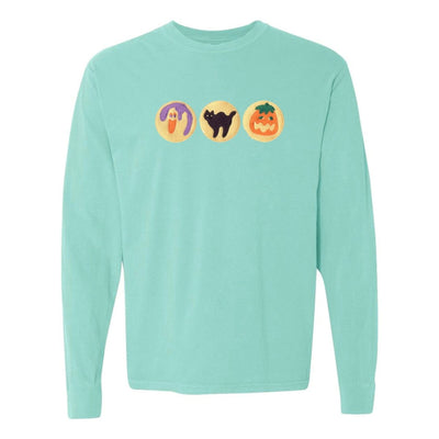 'Halloween Cookies' Embroidered Long Sleeve T-Shirt - United Monograms