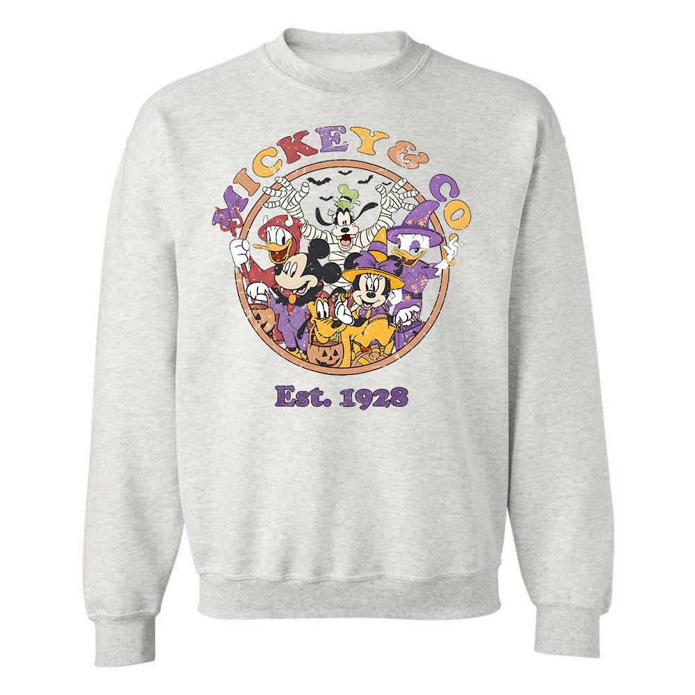 'Halloween Mickey & Co' Crewneck Sweatshirt - United Monograms