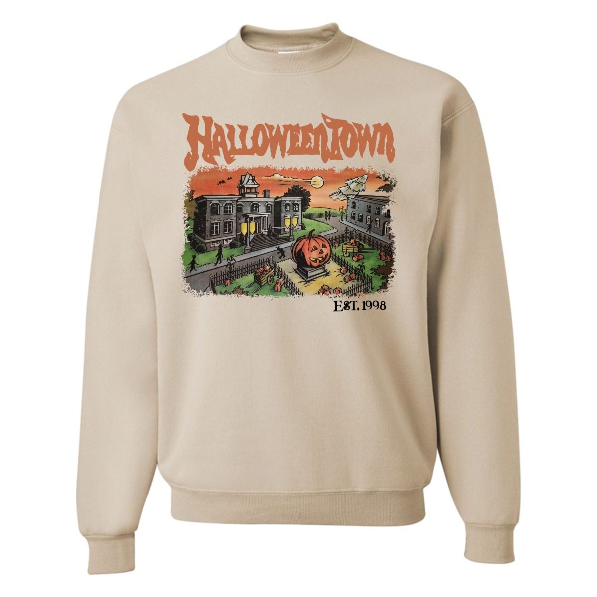 'HalloweenTown' Crewneck Sweatshirt - United Monograms