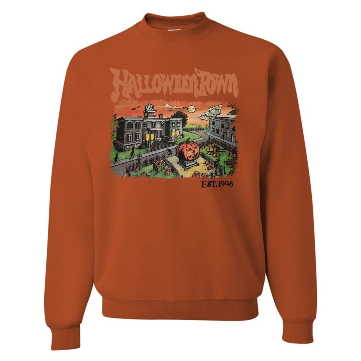 'HalloweenTown' Crewneck Sweatshirt - United Monograms