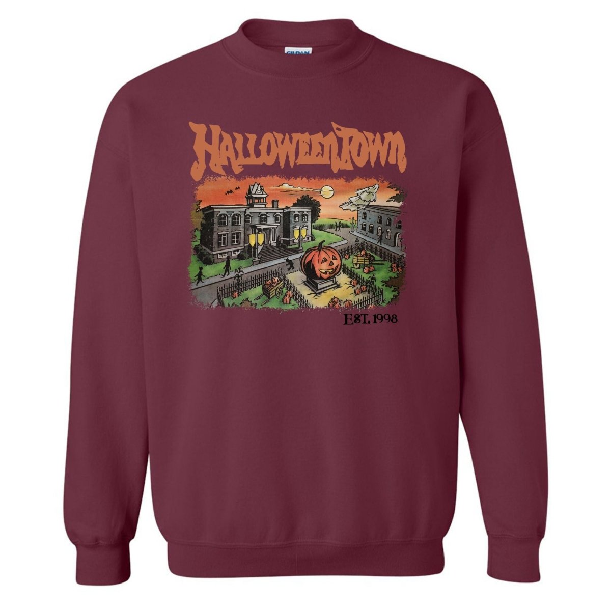 'HalloweenTown' Crewneck Sweatshirt - United Monograms