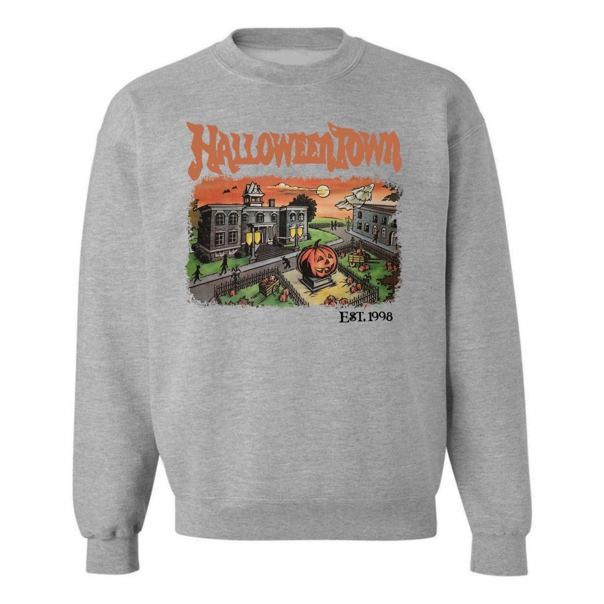 'HalloweenTown' Crewneck Sweatshirt - United Monograms