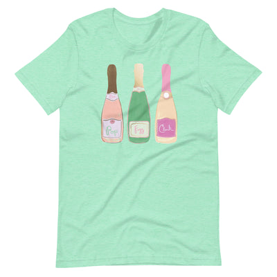 Monogrammed 'Champagne Bottles' Premium T-Shirt