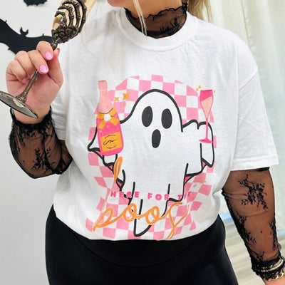 'Here For The Boos' T-Shirt - United Monograms