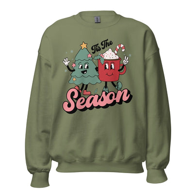 Holiday 'Tis The Season Characters' Crewneck Sweatshirt - United Monograms