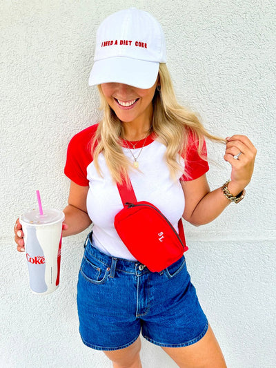 'I Need A Diet Coke' Baseball Hat - United Monograms