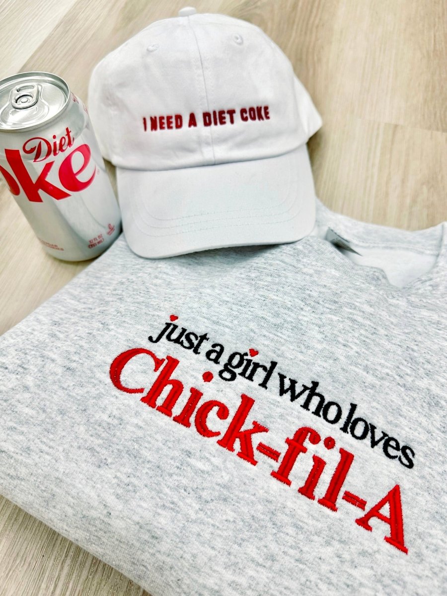 'I Need A Diet Coke' Baseball Hat - United Monograms