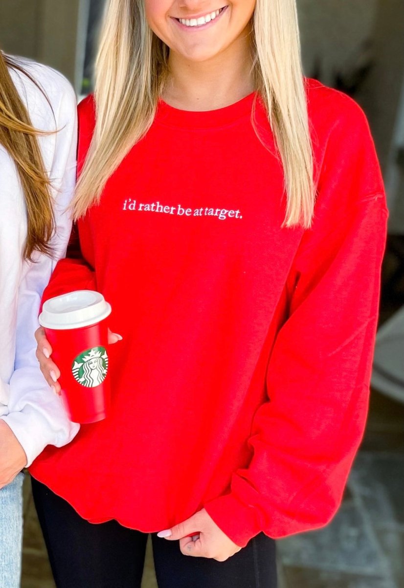 'I'd Rather Be At...' Crewneck Sweatshirt - United Monograms