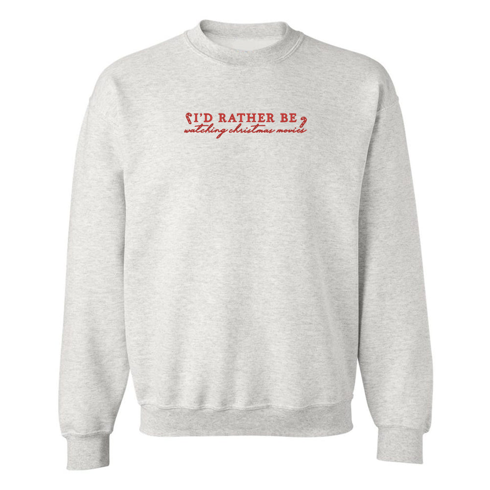 'I'd Rather Be' Christmas Edition Crewneck Sweatshirt - United Monograms