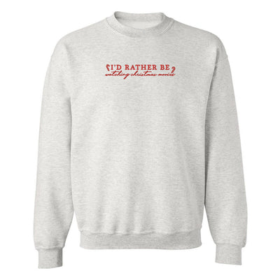 'I'd Rather Be' Christmas Edition Crewneck Sweatshirt - United Monograms