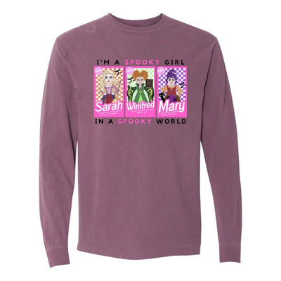 'I'm A Spooky Girl, In A Spooky World' Long Sleeve T-Shirt - United Monograms