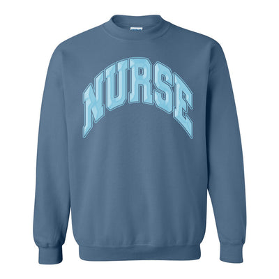'Nurse' PUFF Crewneck Sweatshirt
