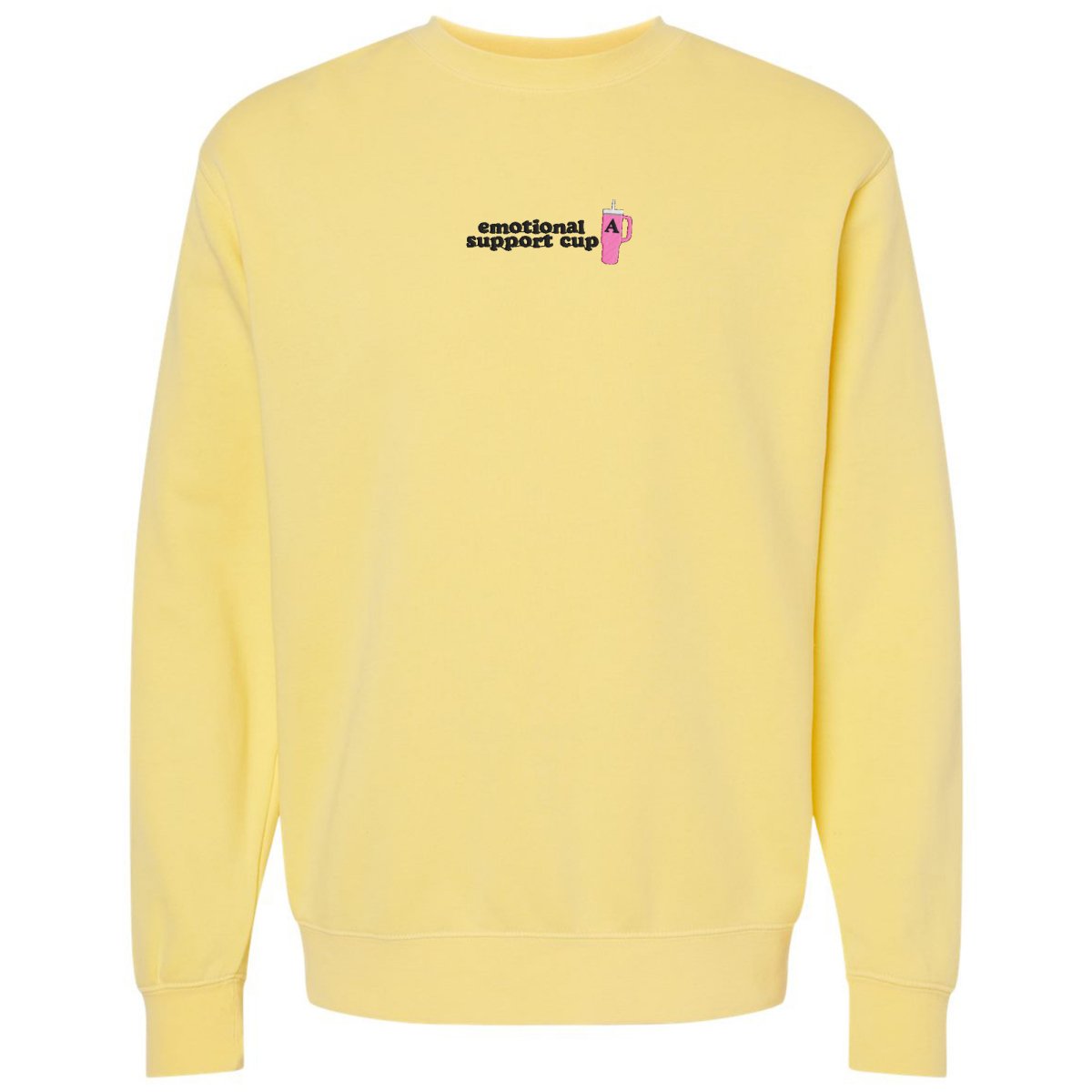 Initial 'Emotional Support Cup' Cozy Crew - United Monograms