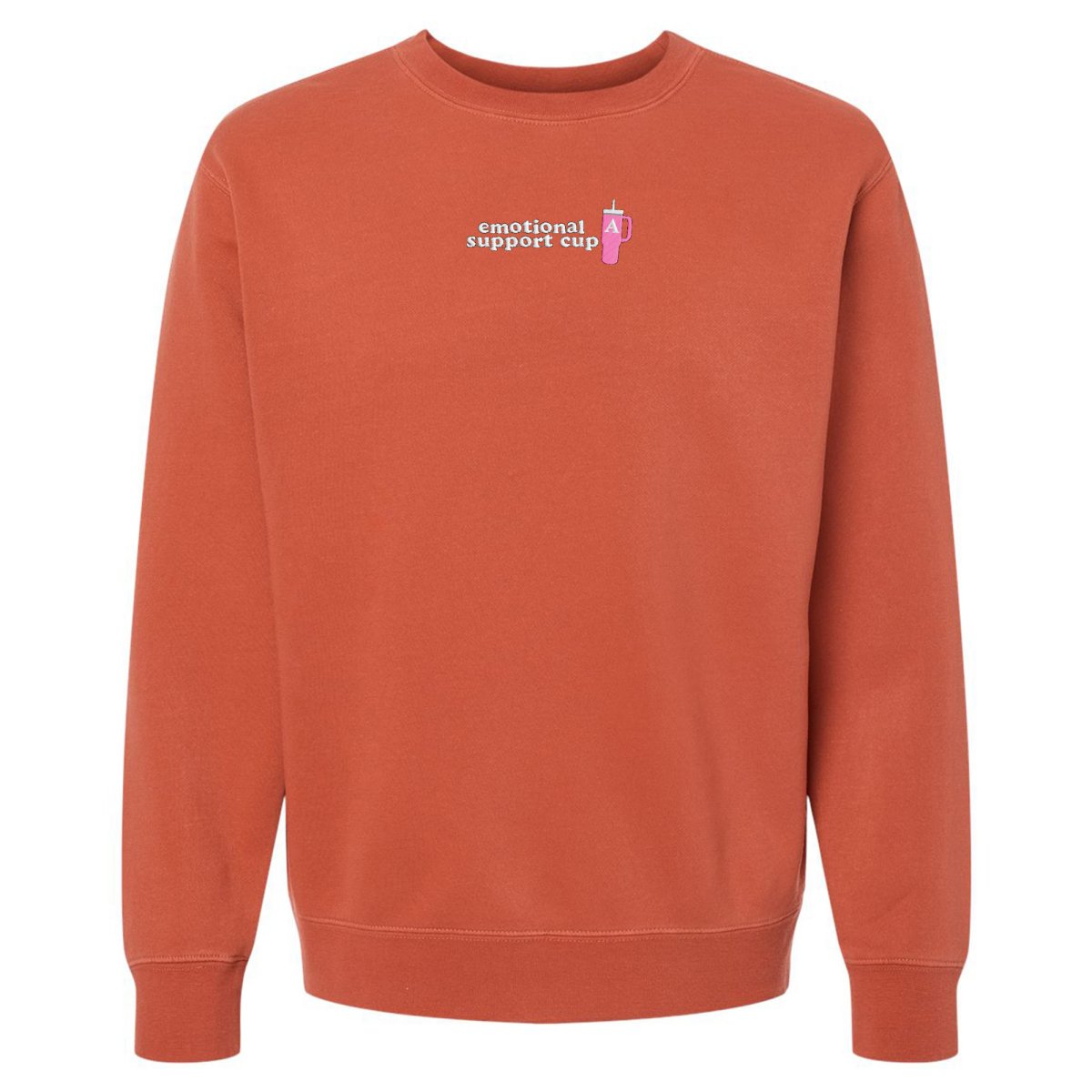 Initial 'Emotional Support Cup' Cozy Crew - United Monograms