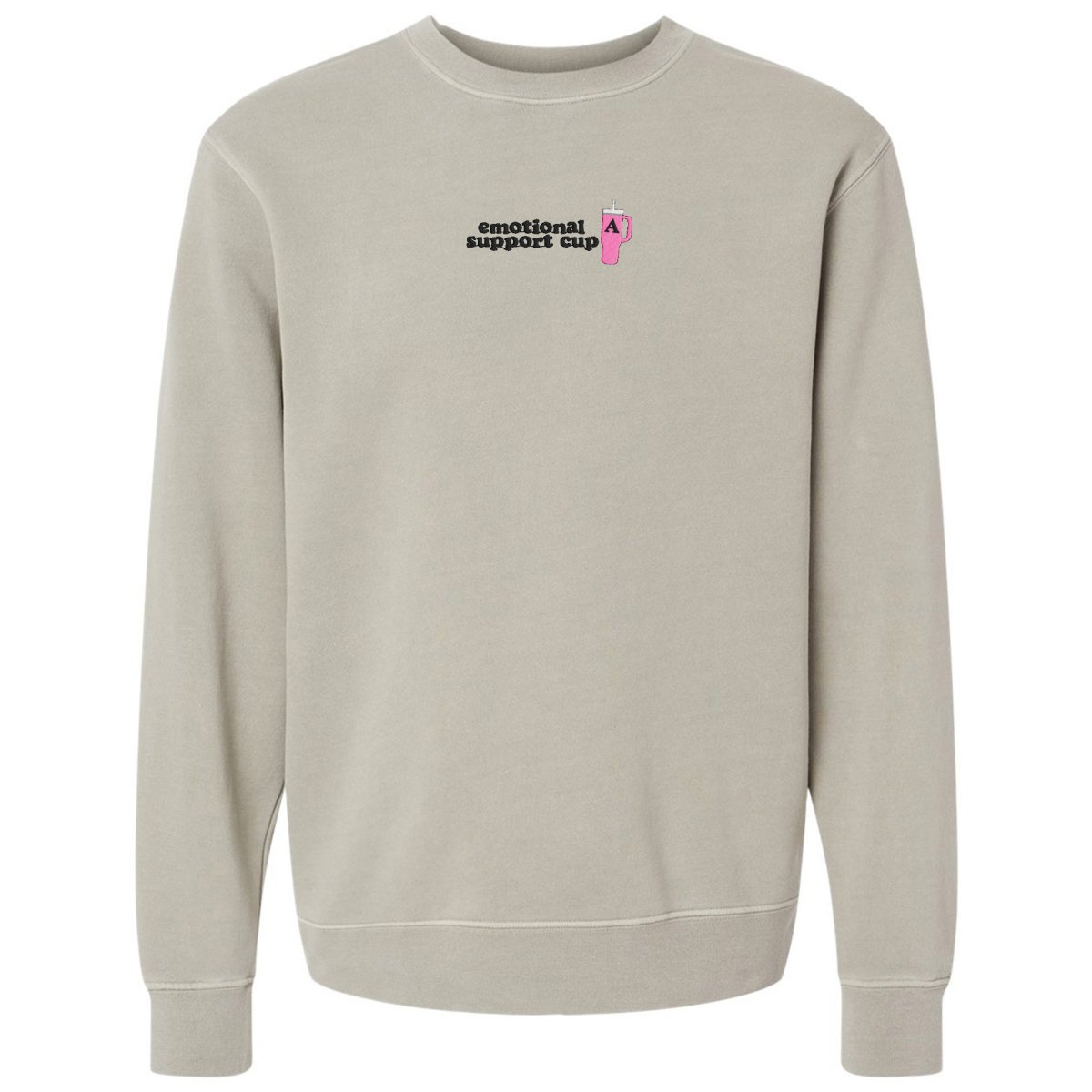 Initial 'Emotional Support Cup' Cozy Crew - United Monograms