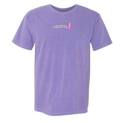 Initial 'Emotional Support Cup' T-Shirt - United Monograms