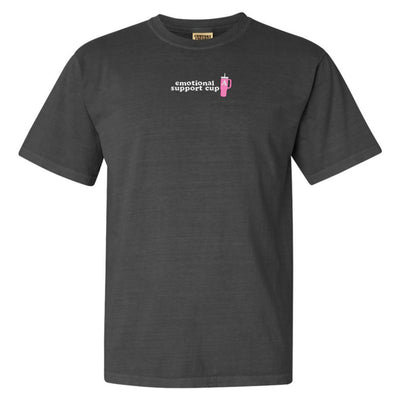 Initial 'Emotional Support Cup' T-Shirt - United Monograms