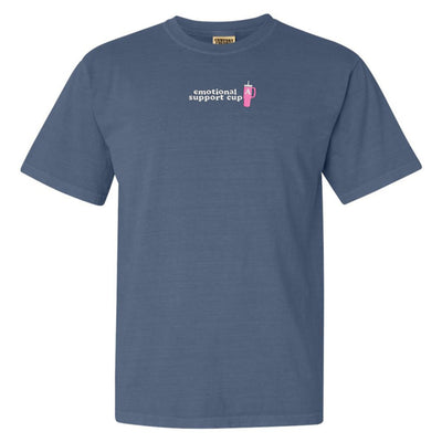 Initial 'Emotional Support Cup' T-Shirt - United Monograms