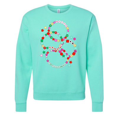 Initialed 'Friendship Bracelets' Crewneck Sweatshirt - United Monograms