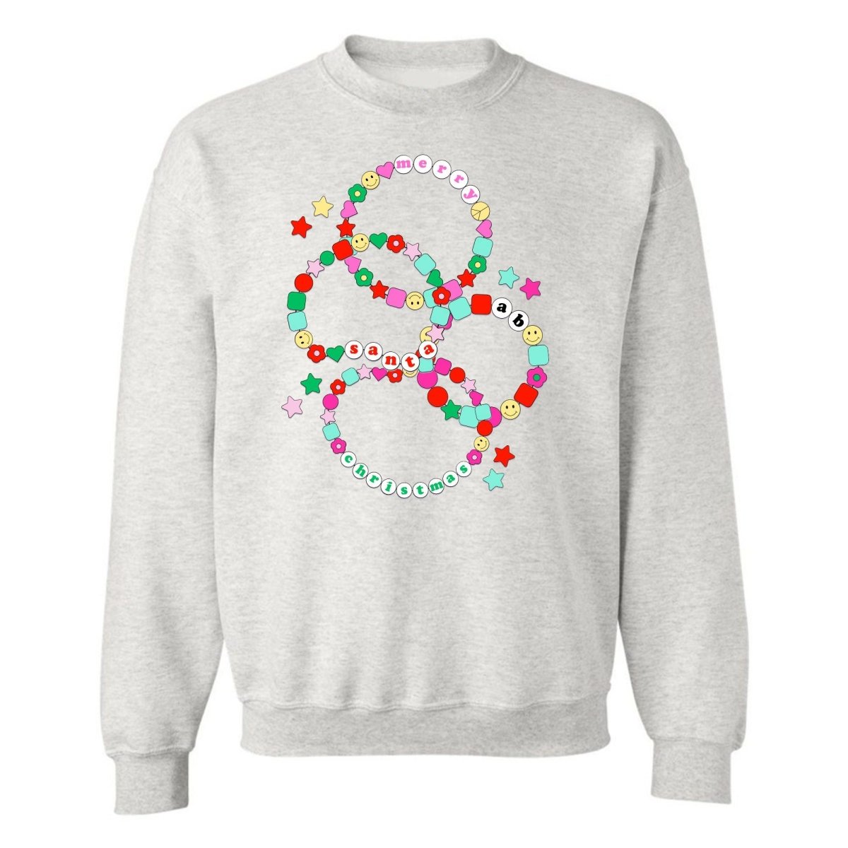 Initialed 'Friendship Bracelets' Crewneck Sweatshirt - United Monograms