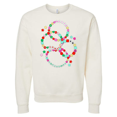 Initialed 'Friendship Bracelets' Crewneck Sweatshirt - United Monograms