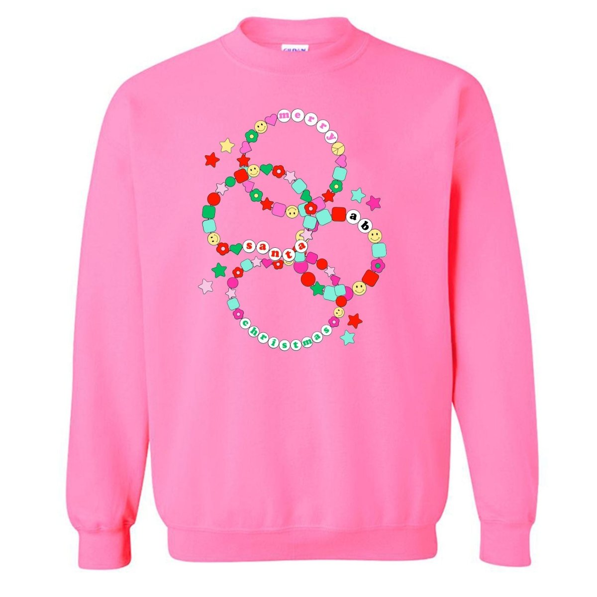 Initialed 'Friendship Bracelets' Crewneck Sweatshirt - United Monograms