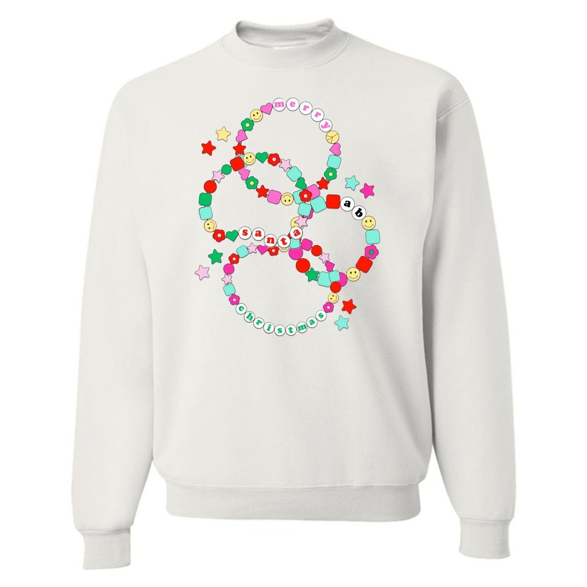 Initialed 'Friendship Bracelets' Crewneck Sweatshirt - United Monograms