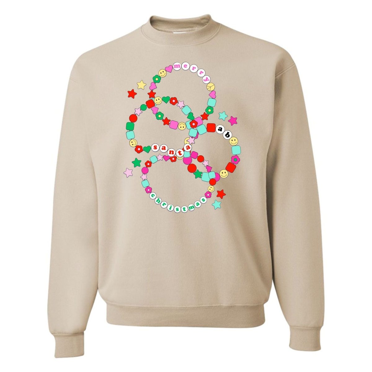 Initialed 'Friendship Bracelets' Crewneck Sweatshirt - United Monograms