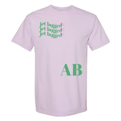 Initialed 'Jet Lagged' T-Shirt - United Monograms