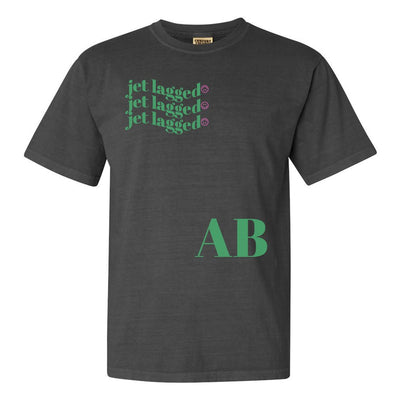 Initialed 'Jet Lagged' T-Shirt - United Monograms