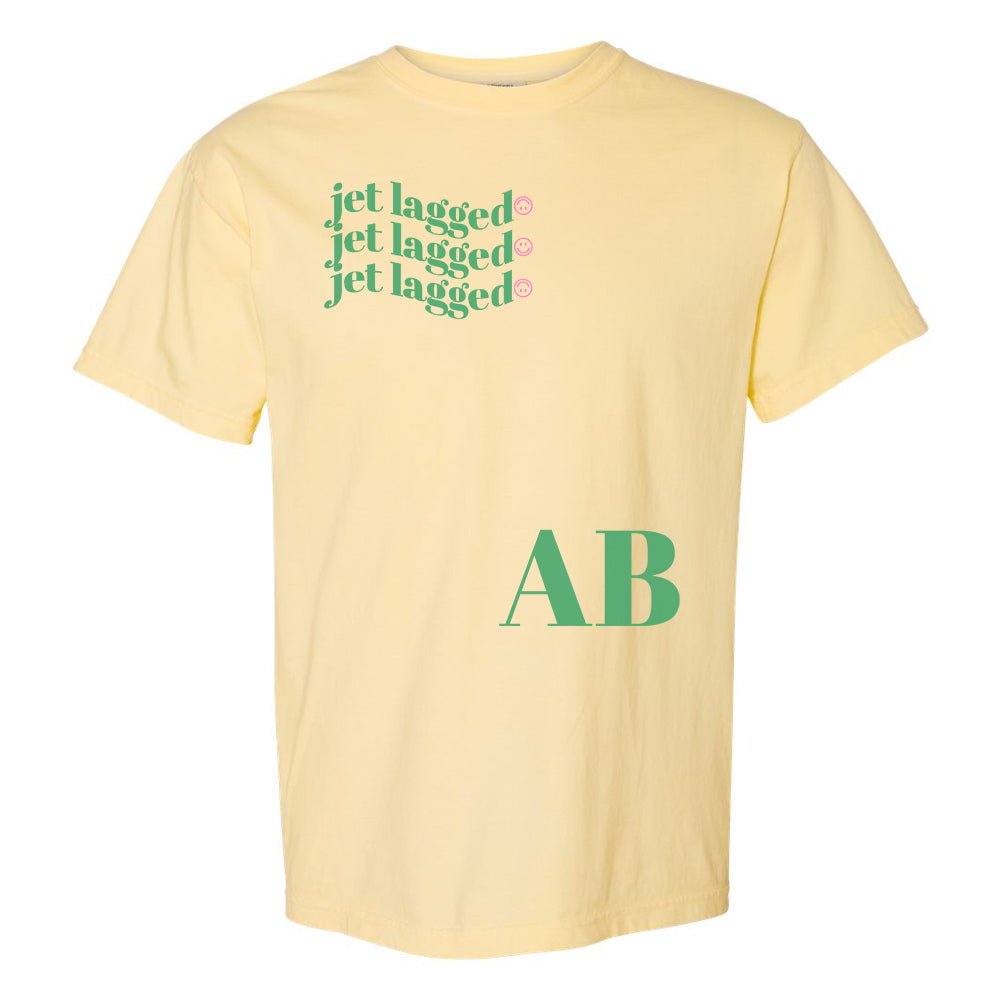 Initialed 'Jet Lagged' T-Shirt - United Monograms