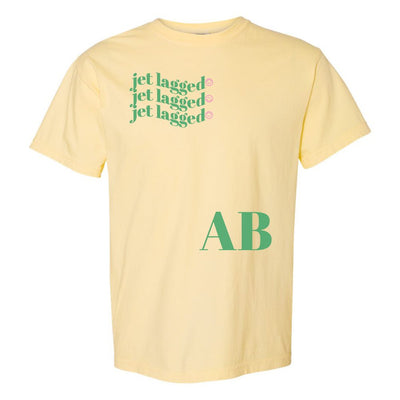 Initialed 'Jet Lagged' T-Shirt - United Monograms
