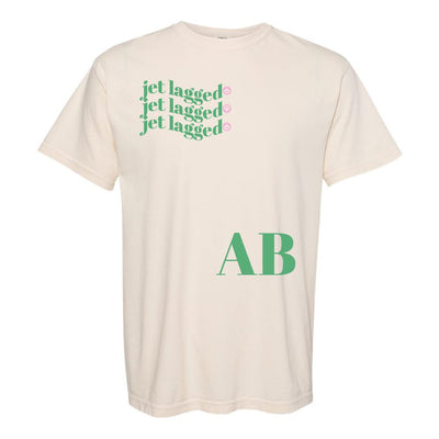 Initialed 'Jet Lagged' T-Shirt - United Monograms