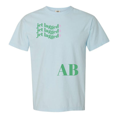 Initialed 'Jet Lagged' T-Shirt - United Monograms