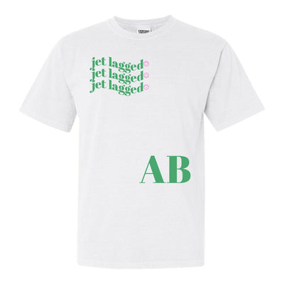 Initialed 'Jet Lagged' T-Shirt - United Monograms
