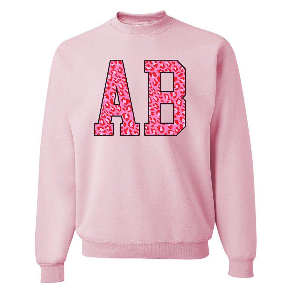 Initialed 'Leopard' Big Print Sweatshirt - United Monograms