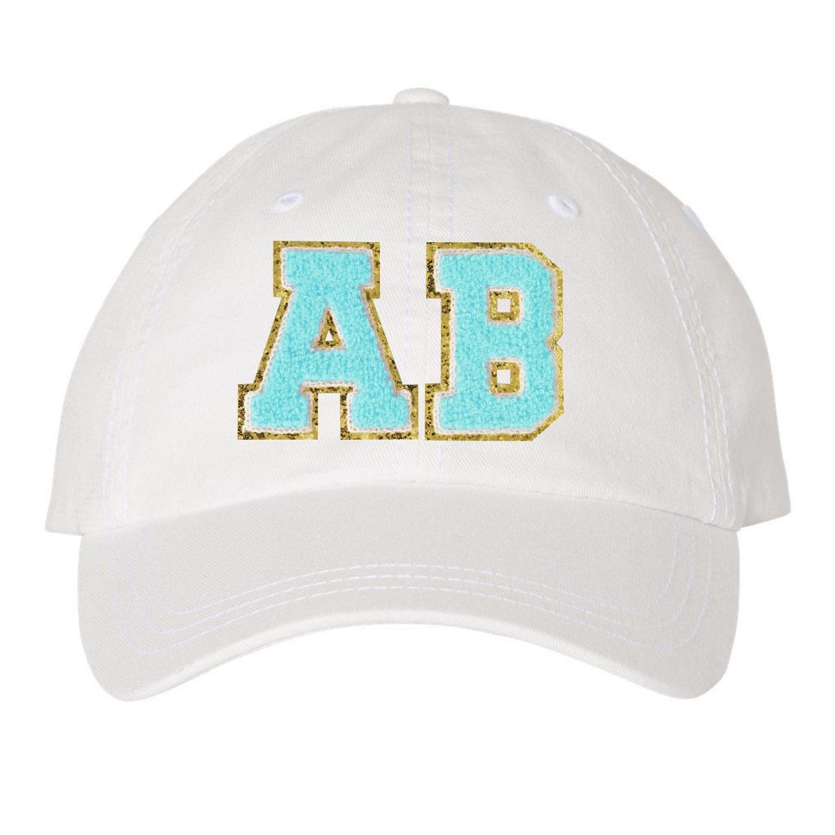 Initialed Letter Patch Baseball Hat - United Monograms