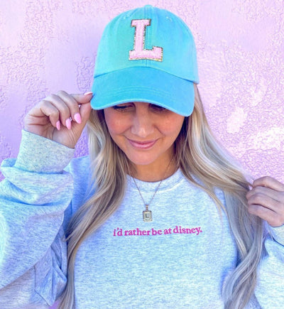Initialed Letter Patch Baseball Hat - United Monograms