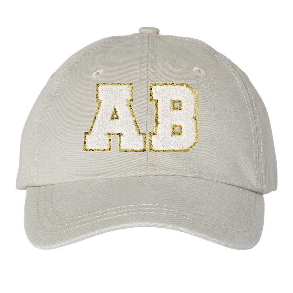 Initialed Letter Patch Baseball Hat - United Monograms